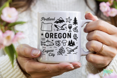 State Doodle SVG Sublimation Product Image 4