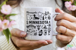 State Doodle SVG Sublimation Product Image 4