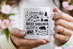 State Doodle SVG Sublimation Product Image 5