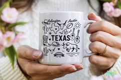 State Doodle SVG Sublimation Product Image 4