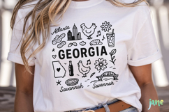 State Doodle SVG Sublimation Product Image 5