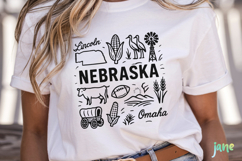State Doodle SVG Sublimation Product Image 4