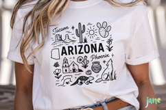 State Doodle SVG Sublimation Product Image 5