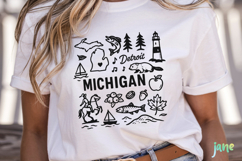 State Doodle SVG Sublimation Product Image 5