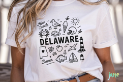 State Doodle SVG Sublimation Product Image 5