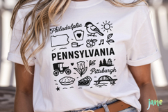 State Doodle SVG Sublimation Product Image 5