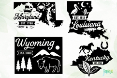 State SVG cut file Product Image 1