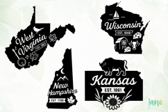 State SVG cut file Product Image 1