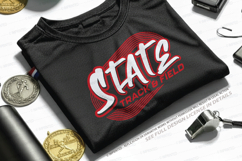 State Track and Field SVG Product Image 1