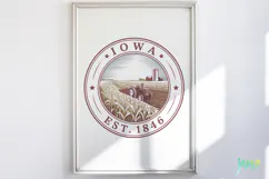 States on Stamps SVG PNG Clipart Product Image 2