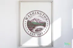 States on Stamps SVG PNG Clipart Product Image 2