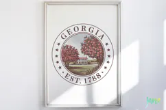 States on Stamps SVG PNG Clipart Product Image 2