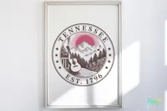 States on Stamps SVG PNG Clipart Product Image 2
