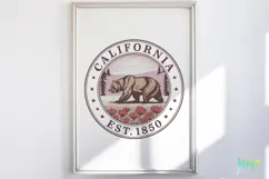 States on Stamps SVG PNG Clipart Product Image 2