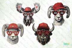 STATES Valentine Animals PNG Product Image 1