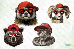 STATES Valentine Animals PNG Product Image 1