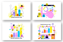 10 World Statistics Day Illustration Product Image 2