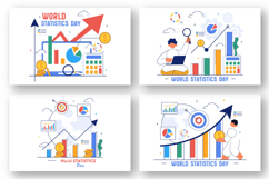 10 World Statistics Day Illustration Product Image 3