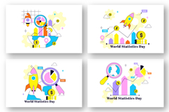 10 World Statistics Day Illustration Product Image 3