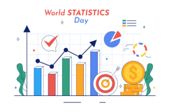 10 World Statistics Day Illustration Product Image 4
