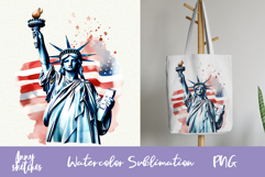 Statue of Liberty 4th of July Clipart 13 Patriotic PNG Product Image 5