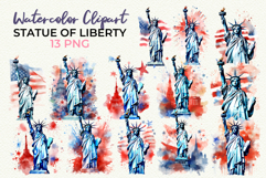 Statue of Liberty 4th of July Clipart 13 Patriotic PNG Product Image 2