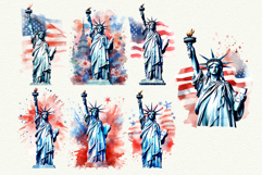 Statue of Liberty 4th of July Clipart 13 Patriotic PNG Product Image 4