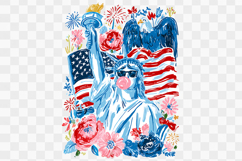 Brushstroke Statue of Liberty America 4th of July Product Image 1