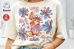4th July Statue of Liberty, Patriotic Png, American Girl Product Image 2