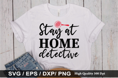 Stay at home detective - True crime SVG Design Product Image 1