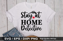 Stay at home detective - True crime SVG Design Product Image 1