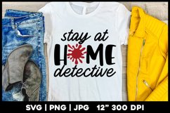 Stay at home detective | True Crime svg Product Image 1