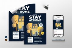 Stay At Home Vol. 2 - Flyer, Poster, Instagram Post AS Product Image 1