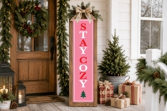 Christmas Porch Sign SVG Bundle 18 Vertical Designs Product Image 12
