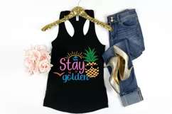 Stay golden SVG , Sunshine and Fun SVG, Summer Vacation SVG Product Image 3