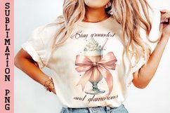 Coquette Pink Bow, Girly Png, BUNDLE Sublimation Design. Product Image 13