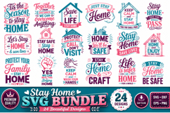 Stay Home Svg Bundle Product Image 1