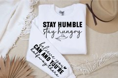 Stay humble stay hungry Sleeve SVG Design Product Image 2