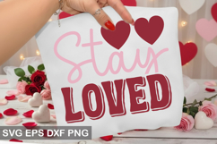 Stay Loved - Retro Valentine' Day Design Product Image 1