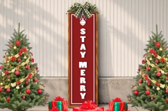 Christmas Porch Sign SVG Bundle 18 Vertical Designs Product Image 13