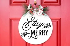 Christmas Door Signs | Christmas SVG PNG Clipart Product Image 15