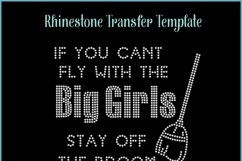 Halloween Rhinestone SVG Template - Witch Product Image 2