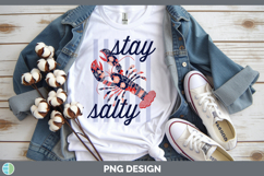 Stay Salty Preppy Coastal Beach PNG Shirt Design Product Image 1