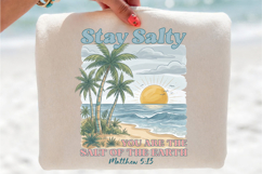 Stay Salty Beach Png, Sublimation Design, Christian Png Product Image 2