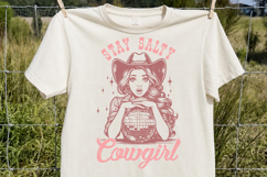 Stay Salty Cowgirl Sublimation PNG Product Image 2