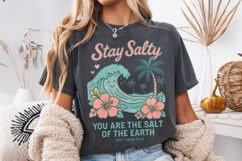 Stay Salty PNG, Retro Summer, Hello Summer PNG, Christian Product Image 3