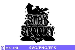 Stay Spooky Halloween SVG PNG Design Product Image 1