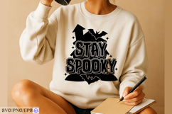 Stay Spooky Halloween SVG PNG Design Product Image 4