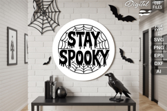 Halloween Round Sign SVG Bundle | Halloween Sign Cut Files Product Image 6