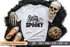 Stay Spooky SVG File | Spooky Halloween SVG Product Image 1